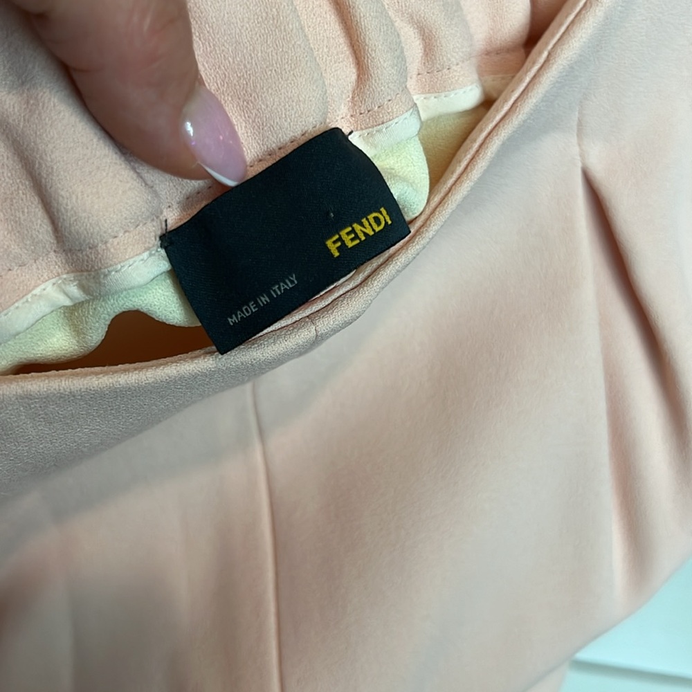 Beautiful Fendi Color Block Skirt With Pockets - image 4